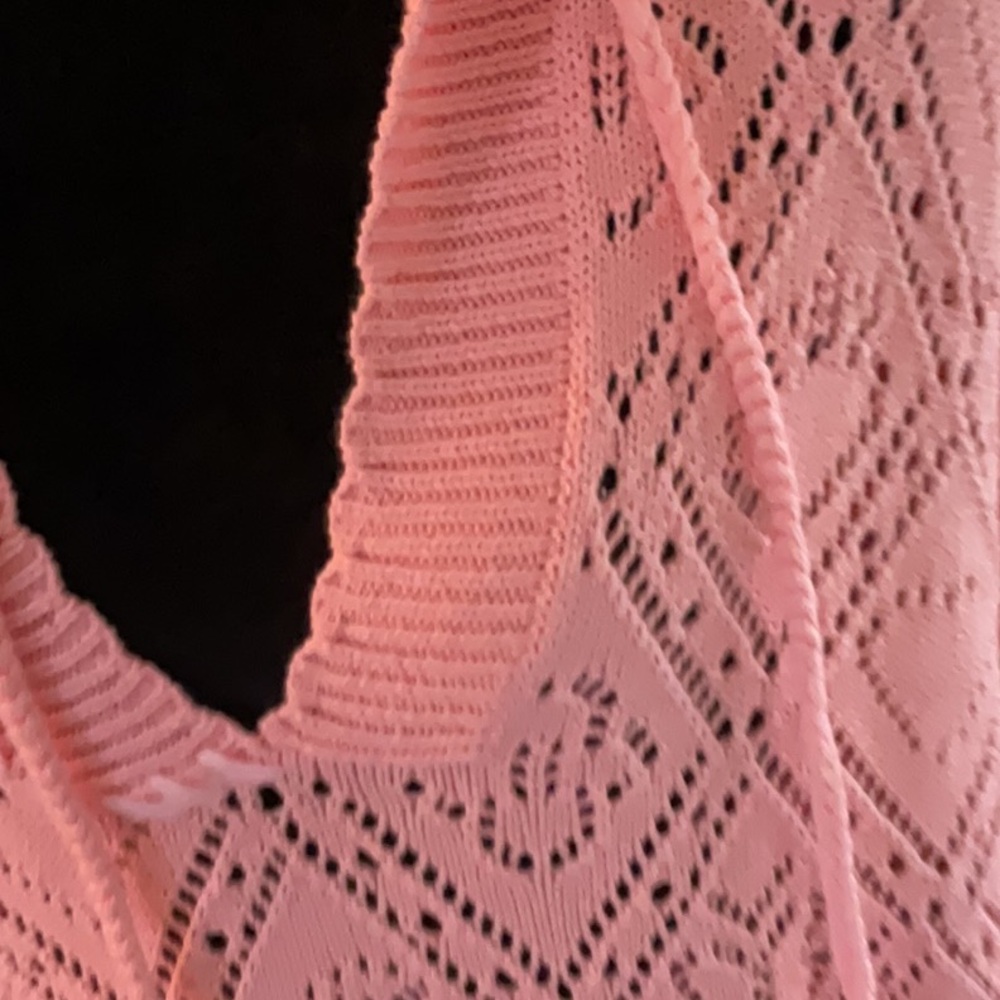 LOveShackFancy hooded sweater, peach color, size XL - Picture 7 of 9